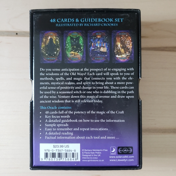 Witch's Widsom Oracle Tarot Cards - Picture 2 of 4